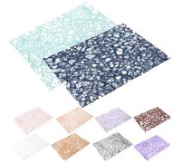 ADOCARN 10 Sheets Hollow Out Paper Assorted Color Creative Fun Retro Crafting Paper Easy for Recording Vintage Aesthetic Art Craft