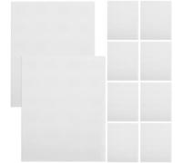 ADOCARN 10 Sheets UV Testing Dot Stickers Adhesive White Patches for Outdoor Sports, UV Detection and Skin Trouble Prevention Small Decals for Family and Friends Who Love Outdoor