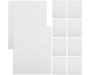 ADOCARN 10 Sheets UV Testing Dot Stickers Adhesive White Patches for Outdoor Sports, UV Detection and Skin Trouble Prevention Small Decals for Family and Friends Who Love Outdoor