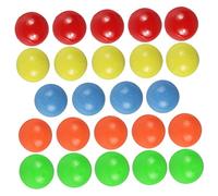 ADOCARN 100pcs Colored Solid Balls Mathematics Teaching Tools for Preschool Learning Small Counting Ball in Colors Orange Green Blue Yellow Red