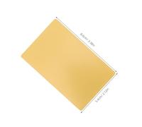 ADOCARN 100pcs Metal Card Blanks Aluminum for Business Cards Lightweight Blank Surface for Precise Laser Engraving DIY Name Tags Office Use