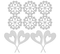 ADOCARN 100pcs Silver Iron Sim Card Removal Tool with Universal Compatibility and Heart-shaped Design, Compact and Portable for On-the-go Use with Phones and Sim Cards