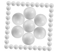 ADOCARN 100pcs Small White Foam Balls Smooth Solid Polystyrene Spheres for DIY Crafts Christmas Decorations Wedding Ornaments Home and School Projects