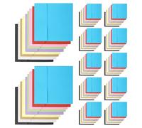 ADOCARN 100Pcs Square Envelopes Kraft Paper Odor Free Practical Envelops for Invitation Cards Suitable for Writing Blessings and Graffiti