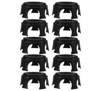ADOCARN 10pcs Chair Caster Cups for Office and Study Chairs, Plastic Wheel Protectors with Dustproof and Enduring Durability Features, Anti-slip Furniture Wheel Stoppers to Prevent Sliding