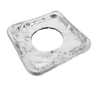 ADOCARN 10pcs Gas Range Protector Heavy-duty Aluminum Foil Stove Top Liners Thick Oil-resistant Drip Pans Fit for Easy Cleaning