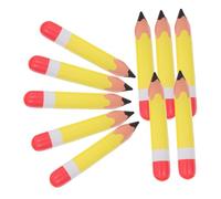 ADOCARN 10pcs Inflatable PVC Pencil Balloons Giant Crayon Props for Party Decorations Photo Props Birthday Halloween Classroom Hanging Decor