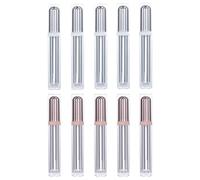 ADOCARN 10pcs Refillable Empty Lip Gloss Tubes with Wand Portable Plastic Lip Balm Bottles Suitable for Beginners and Professional Makeup Artists