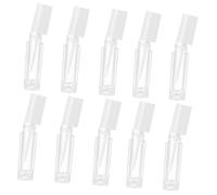 ADOCARN 10Pcs Refillable Lip Gloss Tubes Transparent Containers for DIY Lip Balm Gloss Portable Vials for Travel Daily Use for Personalization and Style