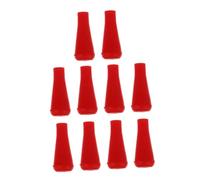 ADOCARN 10pcs Rubber Blunt Broadheads Archery Practice Arrow Points Safe Soft Tips for Training and Archery Game