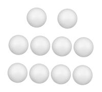 ADOCARN 10pcs Solid White Polystyrene Balls for Christmas Crafting Durable Modeling Spheres for DIY Decorations Molecular Models Tree Ornaments