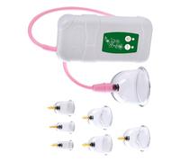 ADOCARN 12-Cup Powerful Vacuum Cupping Therapy Device for Body Damp Clearing, Easy to Operate Plastic Massage Set for Home Relaxation and Muscle Relief