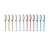 ADOCARN 12Pcs Comb Shaped Gel Pens for Students Multi-color Red Blue Gold Silver Comfortable Grip Writing Pens for Office School Crafting Coloring and Journals