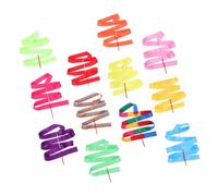 ADOCARN 12pcs Rhythmic Gymnastics Ribbons with Handles Dance Streamers for Boys Suitable for Twirling Training Chinese Dance Marching Band Exercise and Talent Shows