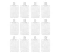 ADOCARN 12pcs Travel Pouch Leakproof Shampoo Pouch Space-Saving Travel White Plastic 100ml Portable Design