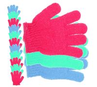 ADOCARN 14pcs Bath Gloves for Boys and Girls Shower Exfoliator Exfoliating Bath Washcloth Korean Wash Cloth Mitten Type Towel