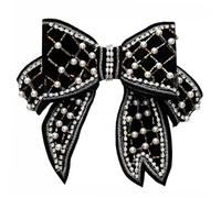 ADOCARN 1Pc Fashion Bowknot Hairpin with Rhinestones Elegant Diamond Hair Clip for Women and Stylish Headdress Accessory for Parties Weddings and Special Occasions