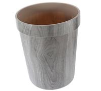 ADOCARN 1pc Waste Basket Vintage-style Kitchen Dustbin Plastic with Press Ring for Office and Next to Your Vanity Compact Design