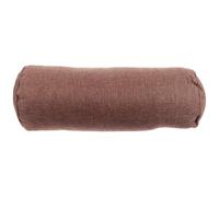 ADOCARN 1Pcs Yoga Hip Bolster Cylinder-Shaped Cotton Linen Pillow for Better Stability Comfortable Support Coffee Colour Versatile Stylish Design Suitable for Yoga Postures and Backrest