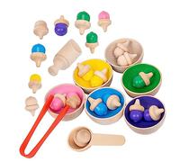 ADOCARN 1Set Color Sorting Cup Educational for Fine Motor Skills Development Rainbow Sorting Game for Early Learning Safe and Cup