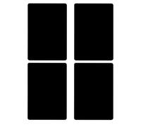 ADOCARN 2 Pairs Small Black Silicone Laptop Palm Wrist Rest Pads Universal Laptop Palm Support Cushions for Office and Home Use