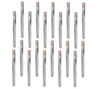 ADOCARN 20pcs Lip Brush Lipstick Brush Eye Shadow Applicator Man-made Fiber Crystal Handle Portable Cover for Birthday Christmas