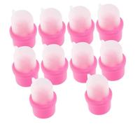 ADOCARN 20pcs Manicure Remover Kit Silicone Finger Nail Polish Remover Wraps for Gel Polish Removal Without Mess