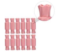 ADOCARN 20pcs Pink Plastic Lip Gloss Tubes Empty Lipstick Containers with Proper Capacity, Leak-proof and Convenient to Carry, Lightweight and Fashion Style for Travel and Makeup Bag Use