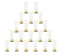 ADOCARN 20pcs Plastic Queen Cell Cover with Cap for Beekeeping, Sturdy Safety Guard with Uneven Grid Design, Essential Apiculture Tool to Queen Cells in Hive
