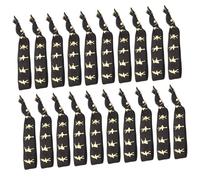 ADOCARN 20pcs Ribbon Hair Ties No Crease Ponytail Holders Elastic Bands for Women Hand-knotted Design for Sports Yoga Parties Medium to Long Hair