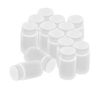 ADOCARN 20pcs Sealed Vial Plastic Pill Bottles Empty Medicine Storage Containers Sample Bottle Box for Fishing Sensory