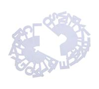 ADOCARN 26pcs Plastic Alphabet Index Dividers A-z for Vinyl Records and Books with Universal Compatibility and Easy Access, for Organising Media in Libraries and Cabinets