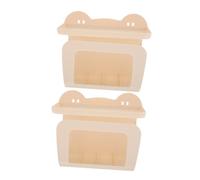 ADOCARN 2pcs Bathroom Tissue Holder Wall Mounted Wipes Dispenser Paper Tissue Dispenser Easy Install Sturdy Plastic Box
