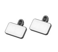 ADOCARN 2pcs Brightness LED Selfie Light Clip Camera Video Light for Live Streaming Portable Clip Design Compatible with Computers and Tablets Soft Glare Illumination
