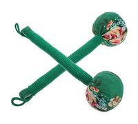 ADOCARN 2Pcs Chinese Massage Hammer Wooden Wormwood Handheld Back Leg Massager with Cotton Cloth Cover for Home Travel Muscle Comfort and Versatile Relief