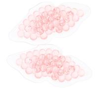 ADOCARN 2pcs Cooling Lip Gel Mask for Home and Hotel Use Pink Tpu Gel Lip Pads and Remain Elastic When Refrigerated for Ladies and Women