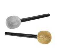 ADOCARN 2pcs Glitter Microphone Props for Halloween Party Sparkly Sing-along Toys for Disco Stage Costume Events and Dance for Adults and Boys and Girls