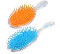 ADOCARN 2pcs Hair Brush Paddle Brush 8.45x2.44x1.57in Ergonomic Design Handle Massaging Light Paint Treatment Smooth Surface for Female Daughter Daily Hair Styling