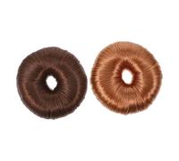 ADOCARN 2pcs Hair Doughnut Shaper and Wig Hair Bun Maker Set for Women Suitable for Creating Neat Buns