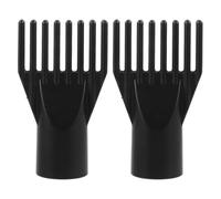 ADOCARN 2pcs Hair Dryer Nozzle Comb The Wind Mouth for Blow Dryer Styling Tool Front Nozzle Attachment for Hairdressing Tool Use