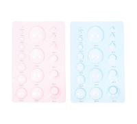 ADOCARN 2Pcs Half Ball Molds Clay Molds for Adults Making 3D Clay Crafts and DIY Projects Plastic
