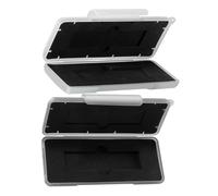 ADOCARN 2pcs Hard Drive Storage Box Compatible with 2.5 Ssds, Protective Case with Soft Foam Lining and Plastic Shell, Moisture Resistant and Easy to Open, for Secure Hard Disk Storage
