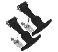 ADOCARN 2pcs Heavy Duty Boat Hatch Stainless Steel T-Handle Draw Hasp Latch Toolboxes Storage Latches for Hardware Engine Equipment Supplies