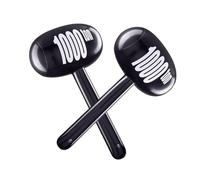 ADOCARN 2pcs Large Inflatable Hammer for Interactive Cartoon Design for Birthday Parties Pool Activities and Family Fun Lightweight and Safe Props for Memorable Playtime