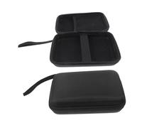 ADOCARN 2pcs Lightweight Eva Rectangle Organizer Zippered Travel Case for Cables and Earphones, Compact Oxford Cloth Storage Box for Business Trips and Home Use
