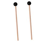 ADOCARN 2pcs Mini Wood Drum Mallets Ethereal Drumsticks Wood Handles Tongue Drum Mallets for Music Performance