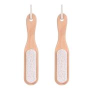 ADOCARN 2pcs Nail Pumice Stone Cleaning Brush Set for Nail Art Care and Pedicure Treatment, White Pumice Material, Gentle Cleaning Dust Removal without Hurting Skin