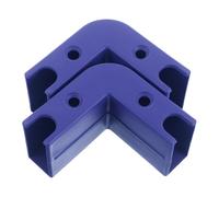 ADOCARN 2pcs Playpen Connectors for Play Yard, Heavy Duty Plastic Replacement Joints with Adjustable Fit and Easy Assembly, Suitable for Indoor Playpen Fence Tubes
