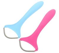 ADOCARN 2pcs Portable Facial Hair Removal Spring Threading Tool for Women, Manual Epilator for Face, Eyebrow Chin Hair Removal at Home, Pink and Blue