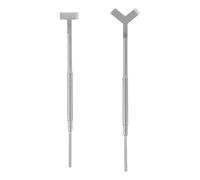 ADOCARN 2pcs Precision Eyelash Lift Curling Tools Metal Lash Separator Combs Lash Rods for Eyelash Extensions Perming